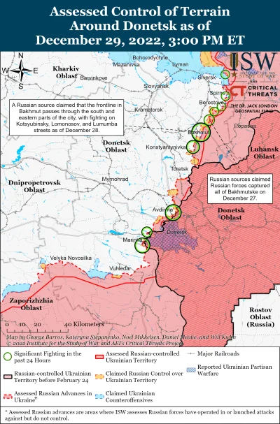 Kagernak - Obwód doniecki.

Siły rosyjskie kontynuowały 29 grudnia działania ofensy...