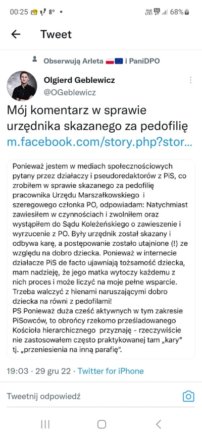 zapomnialemhaslo - jako, ze pisowskie trolle sie uruchomily w tej sprawie i probuja z...