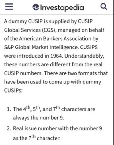 FxJerzy - Dummy CUSIP Number
https://www.investopedia.com/terms/dummy-cusip-number.a...