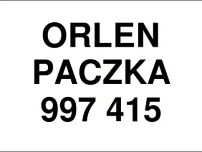 Poludnik20 - Moja pierwsza Orlen Paczka. Z automatu 997 415 przy stacji Orlen na św. ...