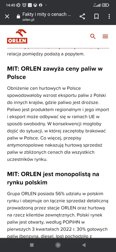 slayerdudi - Pamiętajcie, Orlen nie zawyża cen w Polsce xD 

#orlen #ropa #paliwo #he...
