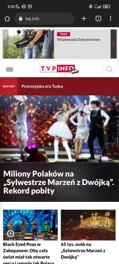Niebieskiepaski - Ciekawostka ( ͡° ͜ʖ ͡°)

Na głównej stronie TVP info zdjęcie gwiazd...