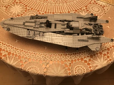 Keris - Update i skończony modelik statku z #lego z #elitedangerous. Nawet nieco pozm...