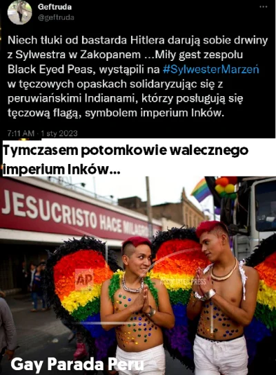 CipakKrulRzycia - #sylwester #peru #polska #bekazprawakow #bekazkatoli 
#tvpis