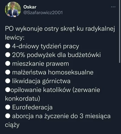 Volki - @ojciecmatki 
 Co wiecej przyznal ze Tusk nie jest lewakiem
Co nie zmienia fa...