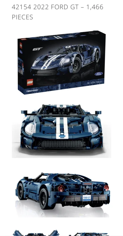 enio - #lego 42154 Ford GT 2022 wygląda wspaniale.