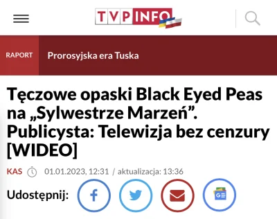 C.....t - Byłem ciekawy co TVP Info napisze o wczorajszym występie Black Eyed Peas i ...