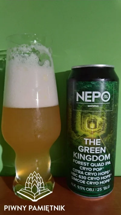 pestis - The Green Kingdom

Leśnego Quad IPA nie piłem, więc się skusiłem, ale piwo...