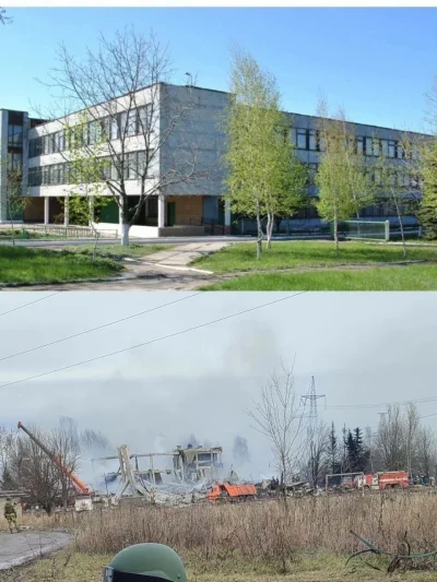 ZapomnialWieprzJakProsiakiemByl - W Donbabwe plotkują, że Ukraińcy zniszczyli szkołę ...
