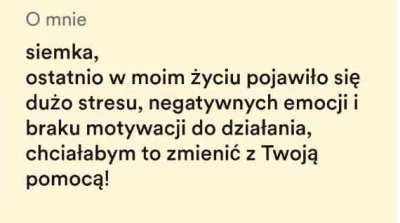 423frewq4f23 - Eh jakby mężczyzna dał sobie taki opis to każda dała by w lewo bo niec...