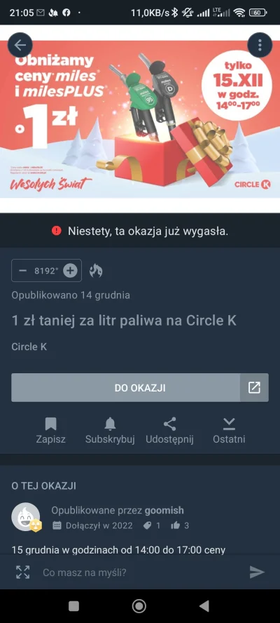 kodijak - Dlaczego każdy jedzie po #orlen skoro na inych stacjach ceny też się nie zm...