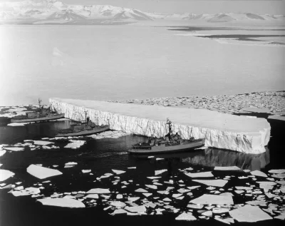 cheeseandonion - >U.S. Navy Icebreakers (L-R) USS Burton Island (AGB-1), USS Atka (AG...