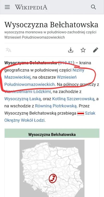 quack87 - @mayek wcale nie . "Wysoczyzna Bełchatowska (318.81) – kraina geograficzna ...