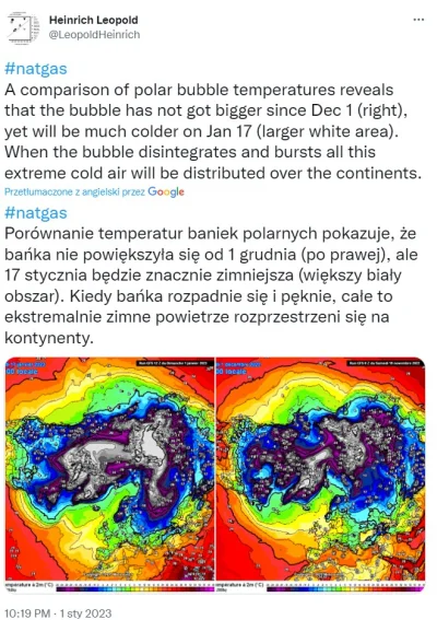 widmo82 - Prognozy dla Europy mówią, że za tydzień zacznie się ochłodzenie a bańka ar...