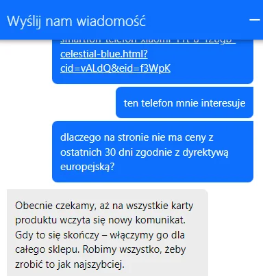 mmenelica - Praktycznie wszystkie sklepy internetowe dostosowały się do nowej dyrekty...