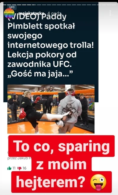 D.....8 - To co wykopki, który cwaniak wyskoczy na sparing z potężną Panią Mają? 
#f...