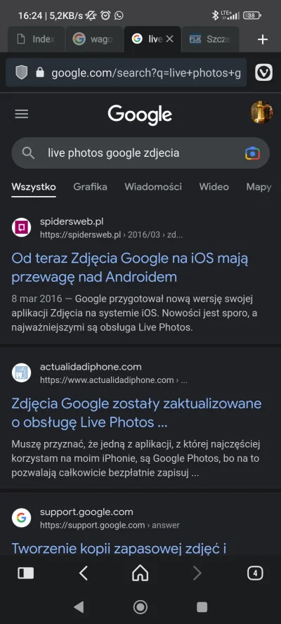 cybulion - @misiov500: z tego wychodzi ze chmura google to łyka