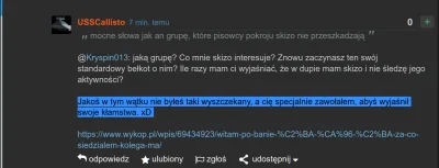 Kryspin013 - Ty to jesteś niemożliwy @USSCallisto:. Miałem ci już pisać:

_________...