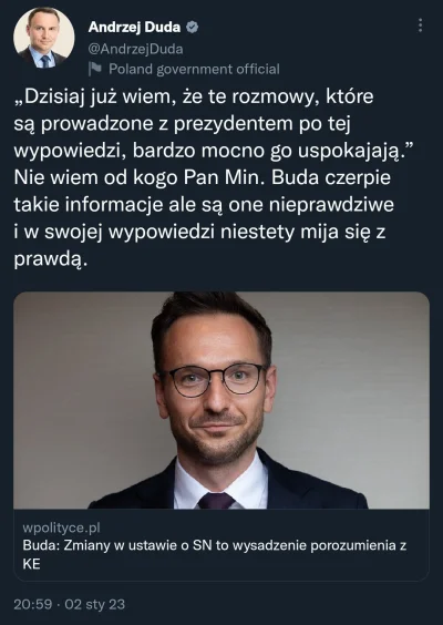 falszywyprostypasek - Frakcje w PiSie się żrą w najlepsze (Duda, zero, Morawiecki, LG...