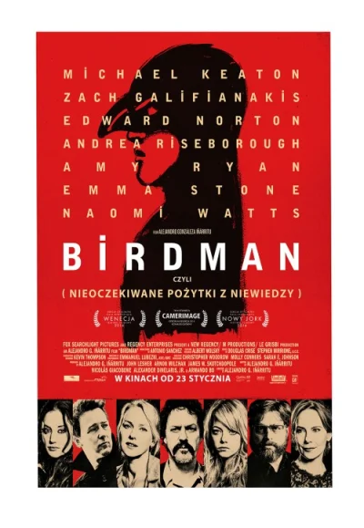 WLADCA_MALP - 77/1000 #1000filmow - WYSTAWA
#film #filmnawieczor

Birdman

Tragi...