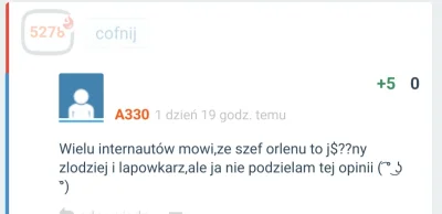 A330 - Szanowna moderacjo, dlaczego na moim profilu znaleziska o orlenie wygladaja ta...