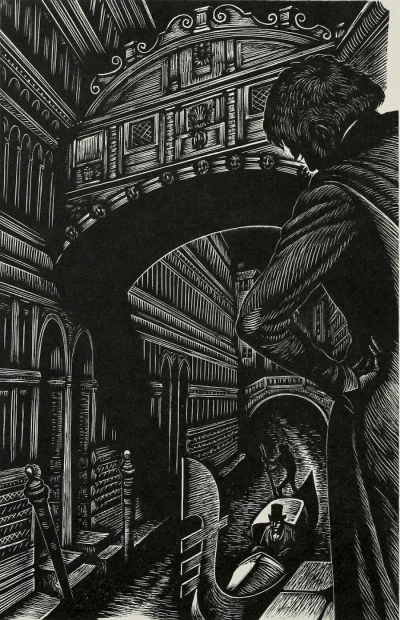 GARN - #sztuka #art #ilustracja autor: Fritz Eichenberg, The Assignation (From The Ta...