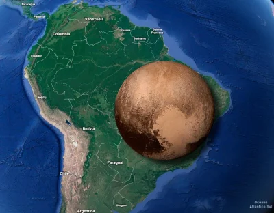Javert_012824 - Pluton na tle Brazylii.

#ciekawostki #kosmos #swiat