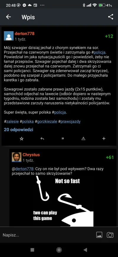 szyna18 - @derton778 #!$%@? opie skończ z tymi żałosnymi zarzutkami. Tydzień temu Twó...