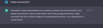 micz258 - @emlo999: Ten bot ostatnio wymiguje się od odpowiedzi.