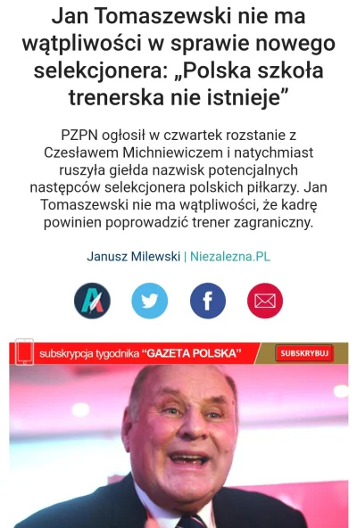 dasseltiG - Jan Tomaszewski uważa że polska szkoła trenerska nie istnieje. Jego zdani...