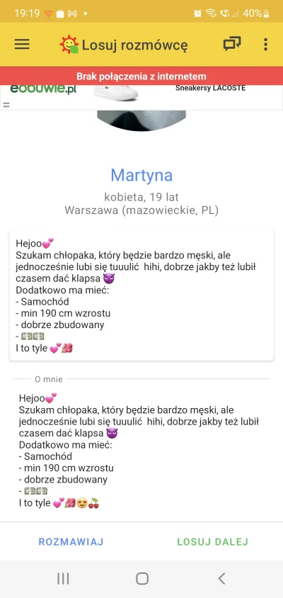 CandyToy - Może któryś spełnia jej skromne preferencje i jest chętny? 
Szuka chłopak...