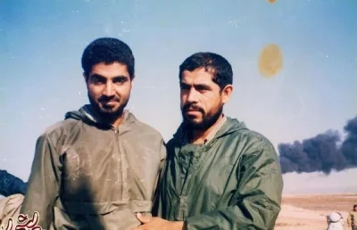 JanLaguna - Solejmani (po lewej) podczas wojny z iracko-irańskiej