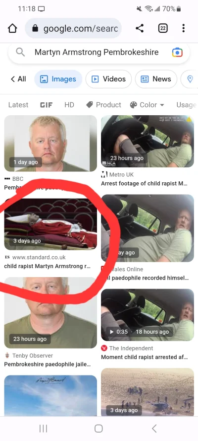 4ntymateria - Child rapist aha, dzięki google