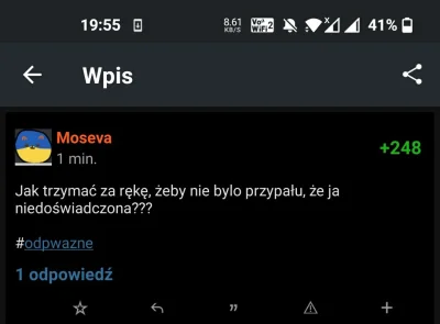 bibr - @Moseva nie wiem co się #!$%@?ło. Ale gratulacje