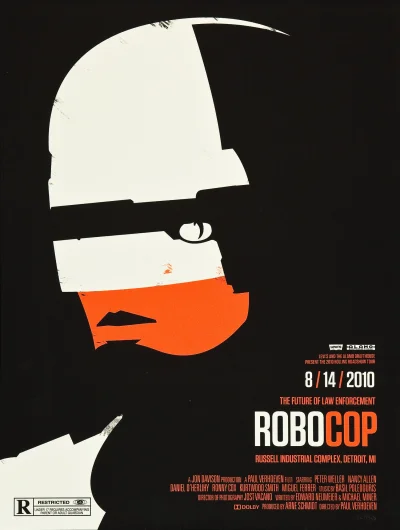 wfyokyga - Fanowski plakat Robocopa.
#filmoweobrazki