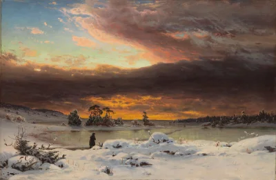 Lifelike - Zimowy krajobraz w wieczornej atmosferze; Fanny Churberg
olej na płótnie,...