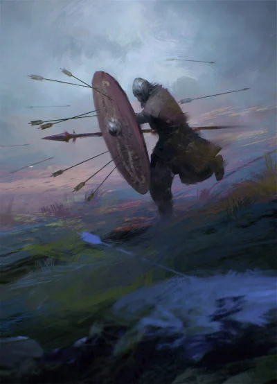 GARN - #sztuka #art #digitalpainting autor: Piotr Foksowicz, (Card art to Tainted Gra...