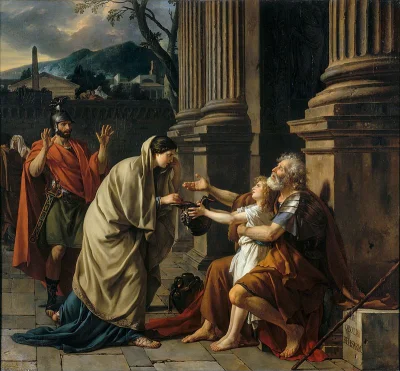 Tandem1 - Żebrzący Belizariusz 
Jacques-Louis David
#sztukadoyebana