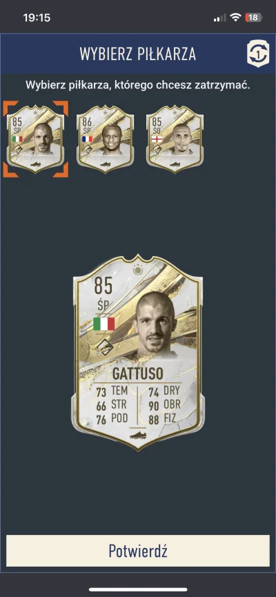 Daalecki - Ikona oddała. Ale ten Gattuso będzię śmigać. ( ͡° ͜ʖ ͡°) #fut