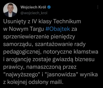 Jabby - To on nawet w technikum wszedł do uczniowskiego samorządu tylko po to żeby go...