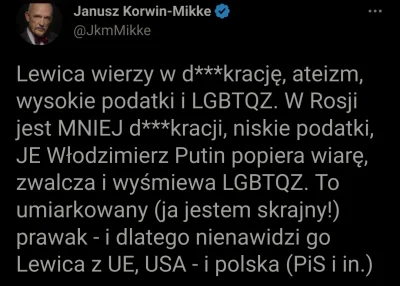 stjimmy - @magic_johnson: @rybsonk: Putin to prawicowiec