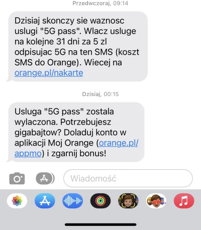 pawelczixd - #orange Serio Orange teraz każe sobie płacić 5 zł MIESIĘCZNIE za 5g tzn ...