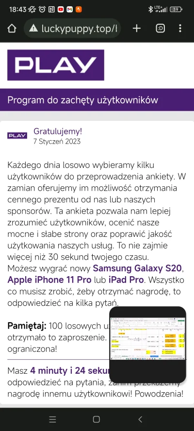 gadatos - Wchodzę na #wykop.pl a tam nagle pojawia mi się taka reklama. Do wygrania s...