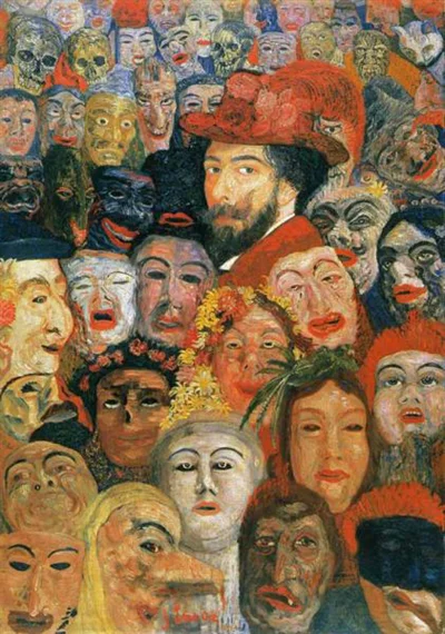 rakaniszu - James Ensor - Self-Portrait with Masks (1899)

#sztukadoyebana