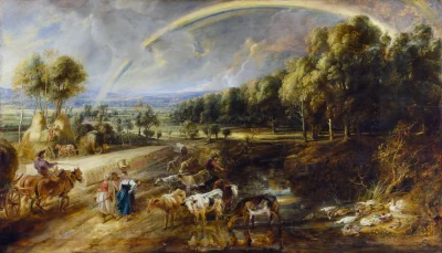 rakaniszu - Peter Paul Rubens - Landscape with a Rainbow (c. 1636)

#sztukadoyebana