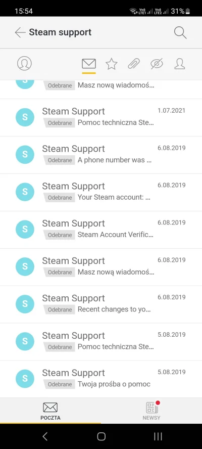 Fontanero - @guest 05.08.2019 wieczorem pierwsza moja wiadomość do steam support, nas...