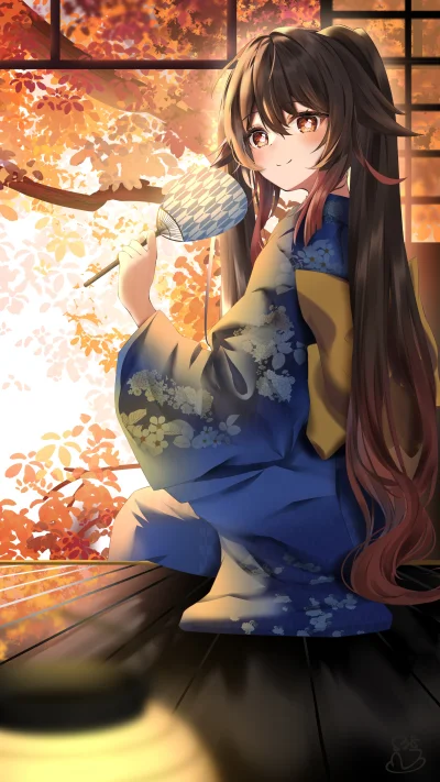 OttoFlick - #randomanimeshit #anime #kimono #genshinimpact #hutao #pixiv #
