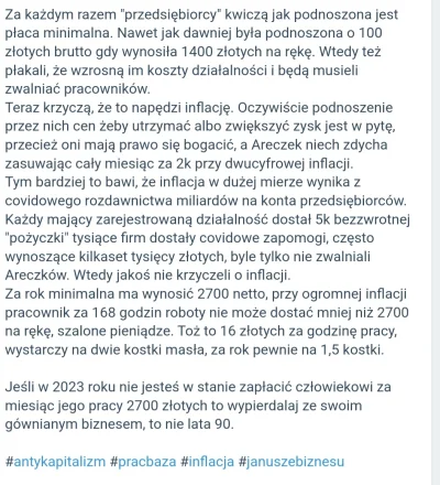 okno2137 - Od kilku dni obowiązuje wyższa płaca minimalna. Czy tym razem gospodarka u...