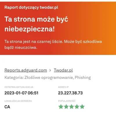 cybulion - @Marellion: co ja poradze. Telefon mnie nie wpusci.