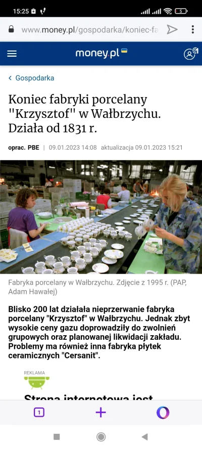 Xolan - Dobra zmiana w akcji
Porcelana Krzysztof - 70 ludzi na bruk plus planowane za...